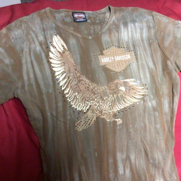 Ladies HARLEY-DAVIDSON tshirt - Picture 3 of 4